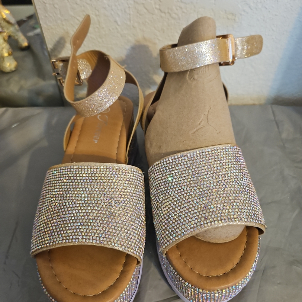 RHINESTONE ANKLE STRAP LUXURY-96 